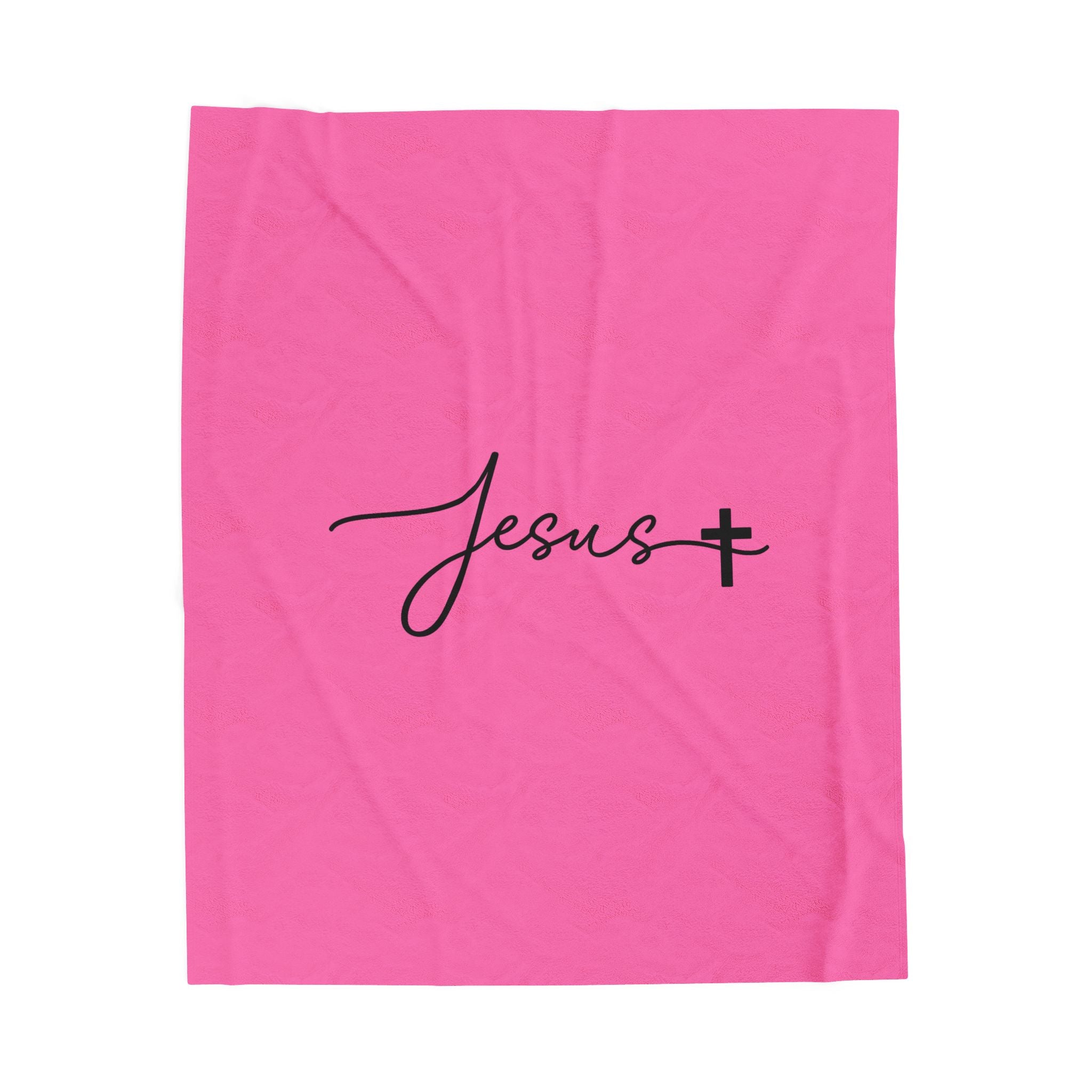 Cozy beautiful pink blanket