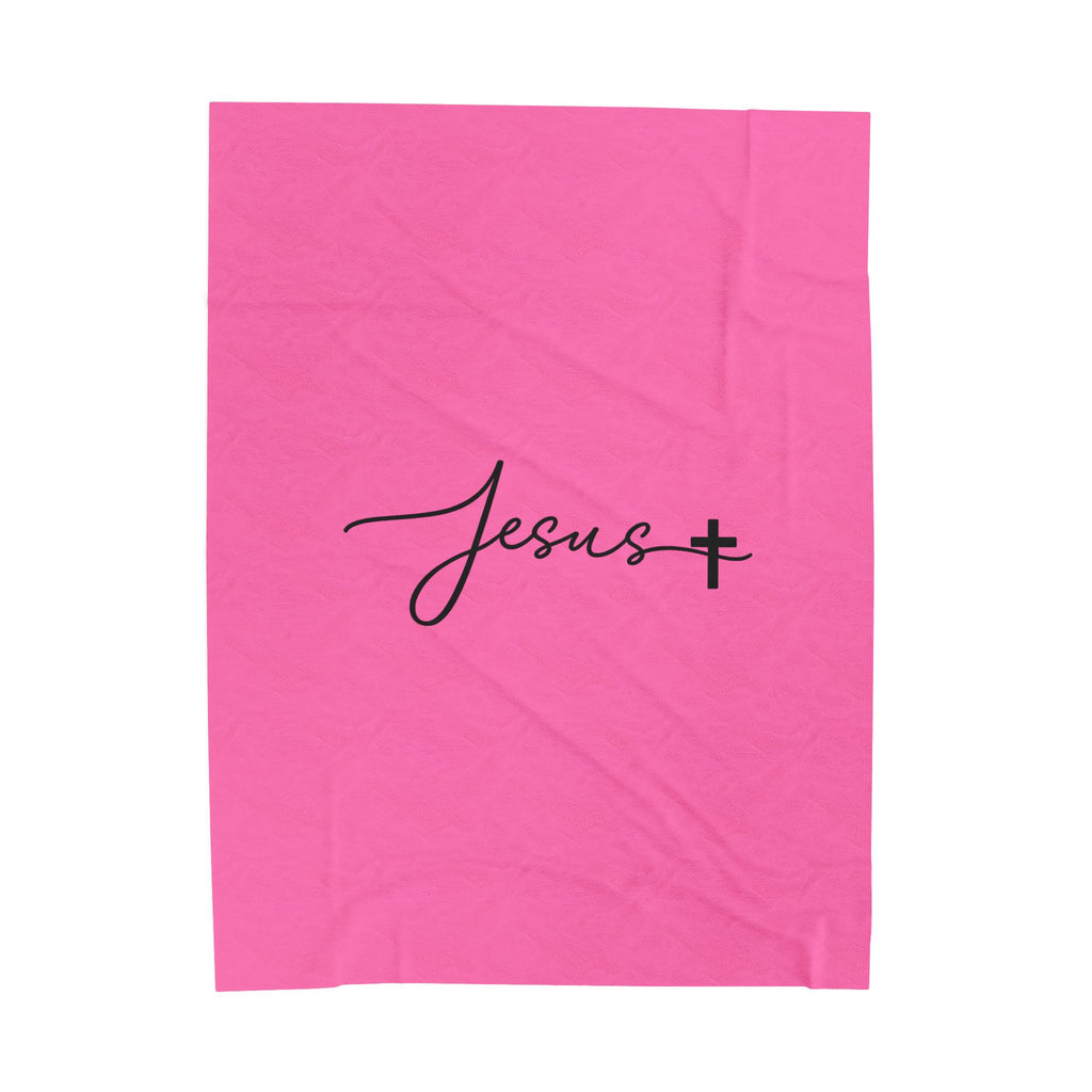 Cozy beautiful pink blanket